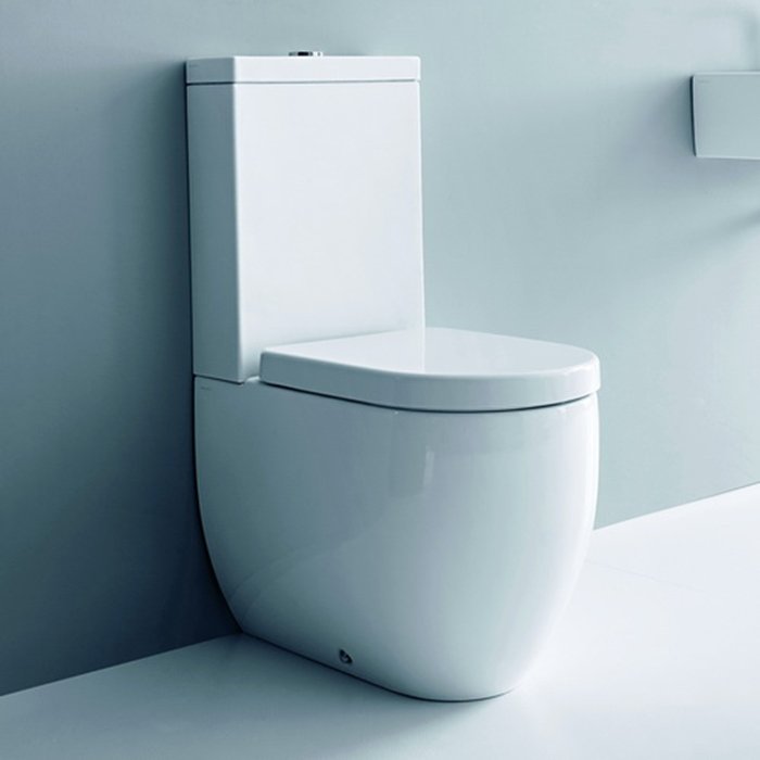 Чаша унитаза Kerasan Flo Унитаз моноблок в комплекте с крепежом WB5N ...